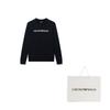 Emporio Armani Moletom Gola Redonda com Logo Impresso 8N1MR6-1JRIZ-F009