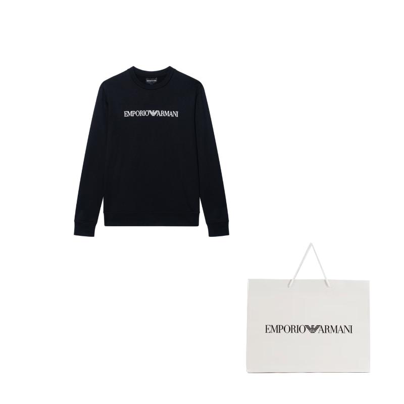 EMPORIO ARMANI Logo Printed Crewneck Sweatshirt