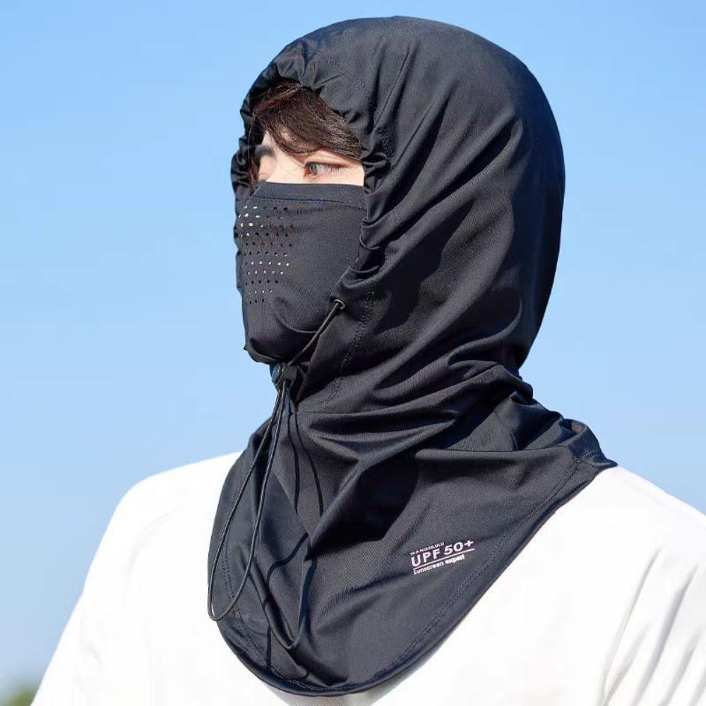 Adjustable Anti-UV Balaclava Hat Dual Use Sunscreen Full Face Cover  Sports