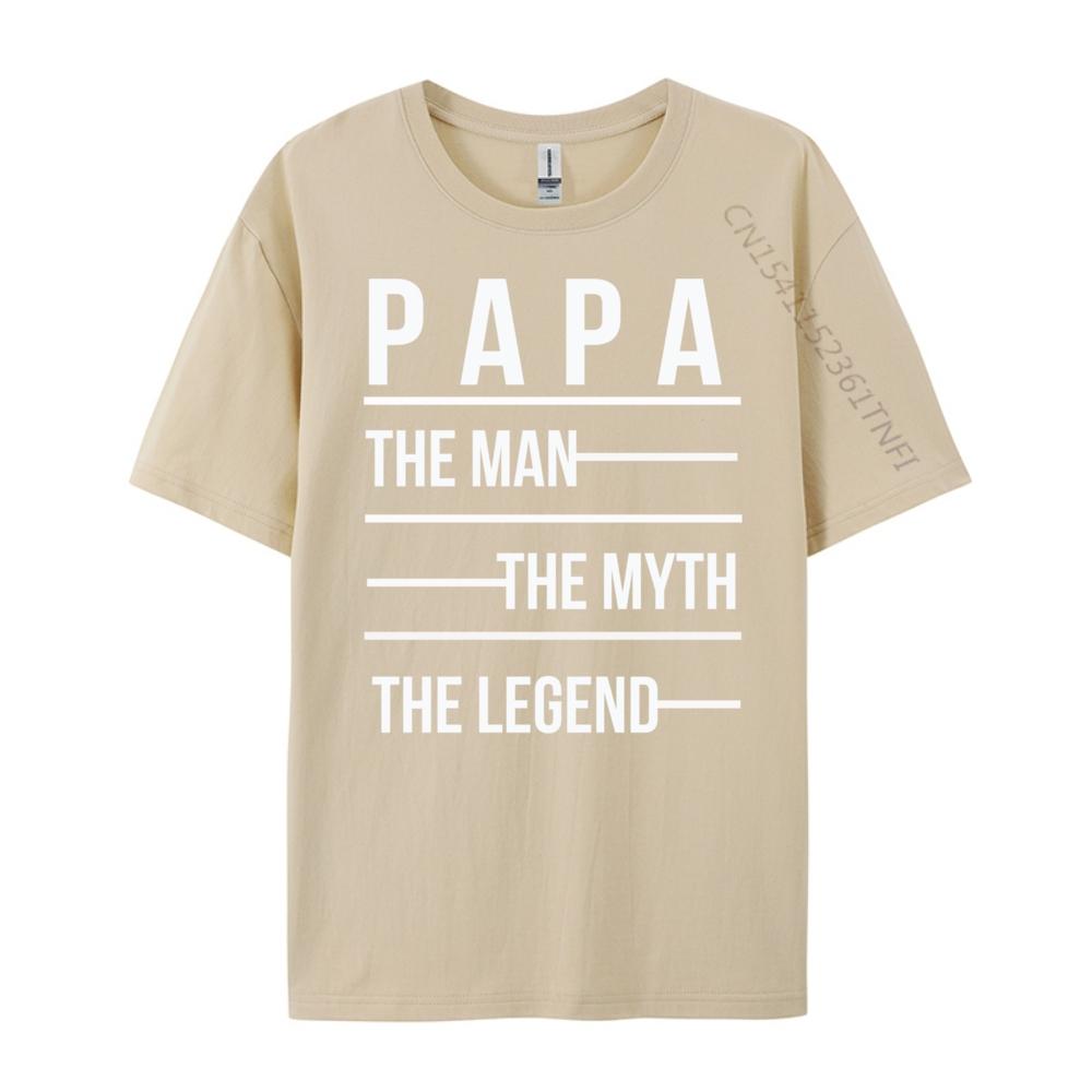 Papa Myth Legend Mens Shirts Graphic Tee Man Clothes Grahpic Tee Shirt T Shirts