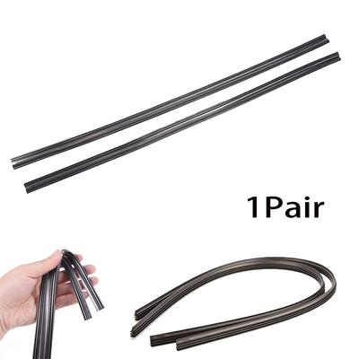 Lot de 2 essuie-glaces extérieurs en caoutchouc sans support, pour nettoyage de vitres, lave-glace, lave-glace de voiture