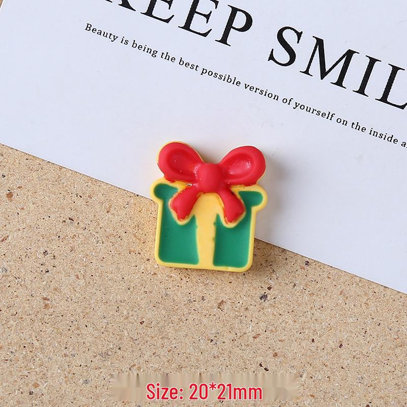 Popular Cartoon Santa & Reindeer DIY Resin Ornaments: Car Decor, Hair Clip, Phone Case Accessories