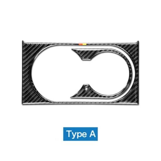 Airspeed Carbon Fiber Car Interior Cup Holder Cover Trim Stickers For Mercedes Benz GLS 16-18 GLE 15-17 GL 13-15 ML Accessories