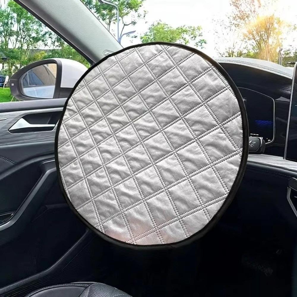 Universal Auto Steering Wheel Sheath Heat-Resistant Steering Wheel Sun Block  Summer Use