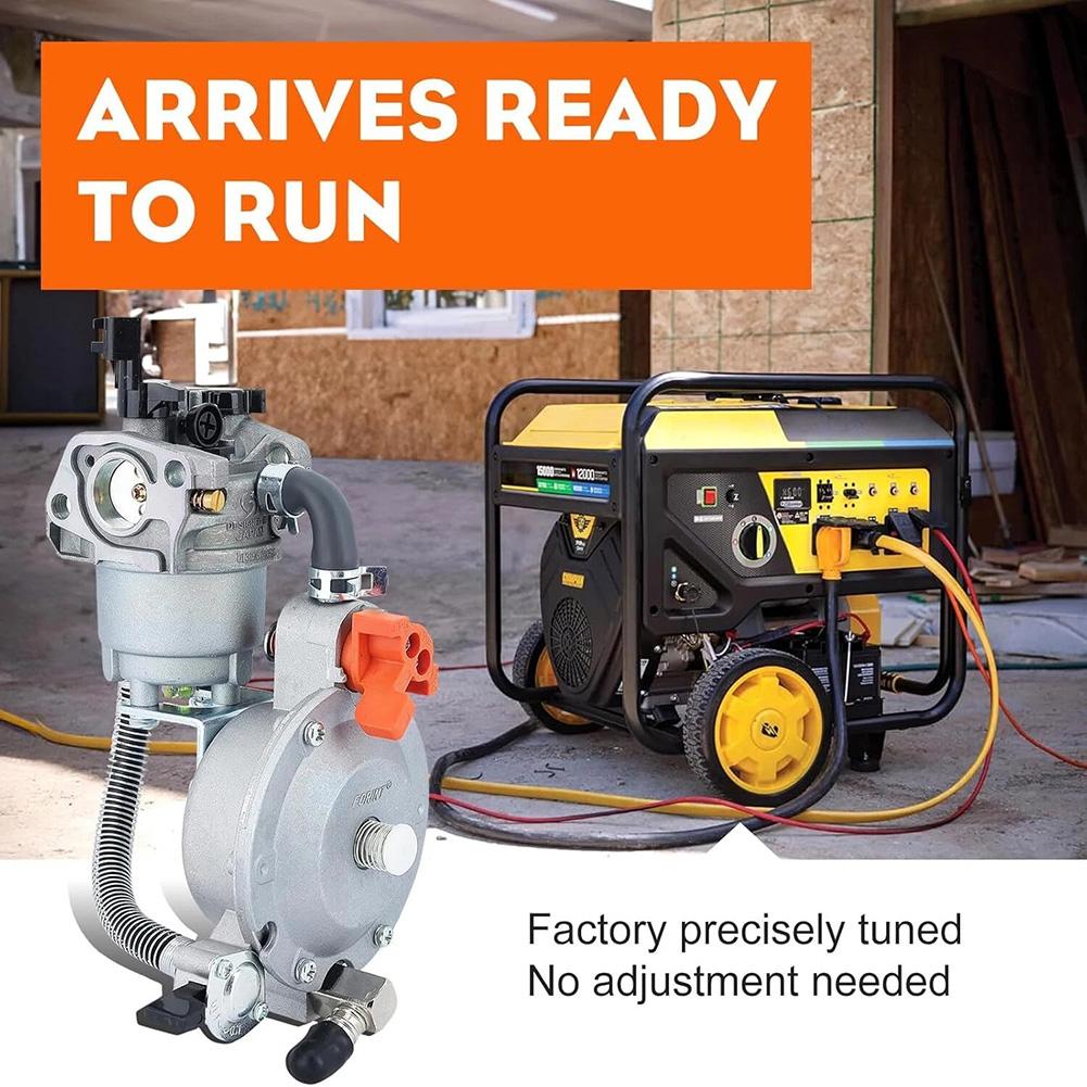 For Home Backup Dual-Fuel Carburetor Environmentally Friendly Generator Gas Generator Kit Low Exhaust Emissions