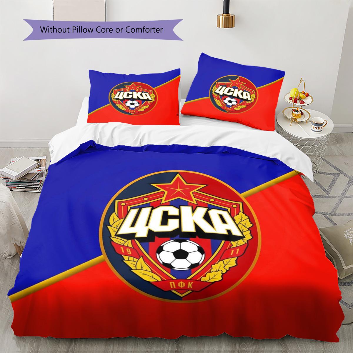 

PFCCSKAMoscow Pattern Bedding Quilt Set Quilt Cover Pillowcase Home Decoration Birthday Gift (1 * duvet cover + 2 * pillowcase, without core) 135x200cm
