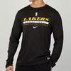 Nike NBA T Shirts Men's Black Crew Neck Moderate Straight Fit CK8319-010