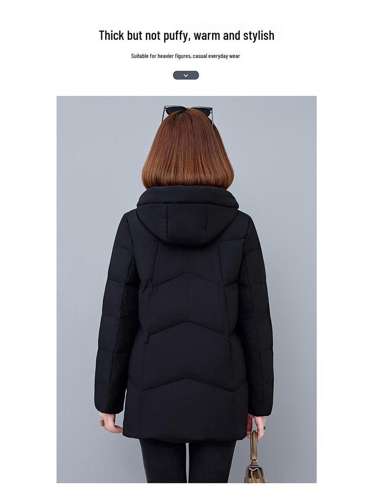 Women's Winter 2025 Thickened Down Jacket - Little Fragrance Style Trend