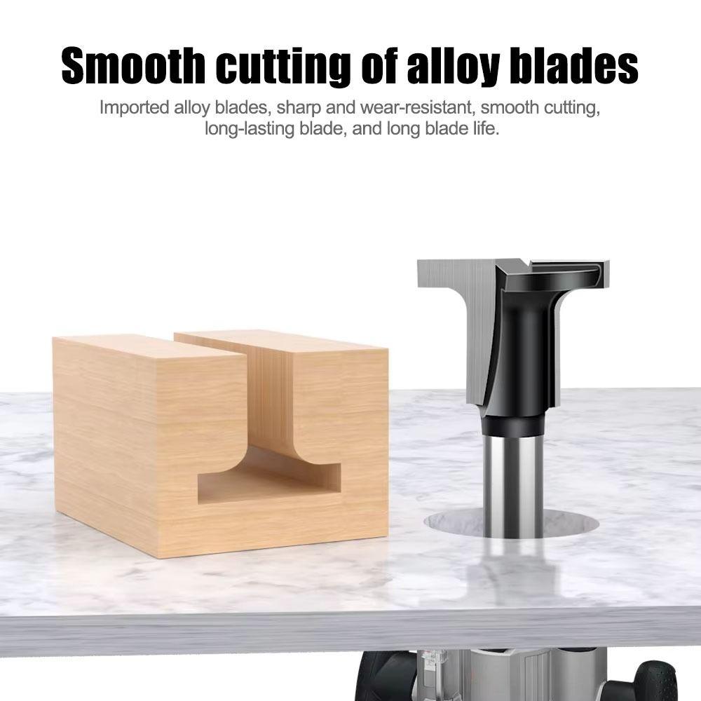 

Flat Slotted Arc Bending Router Bit 1/4 Shank Milling Cutter Density Board