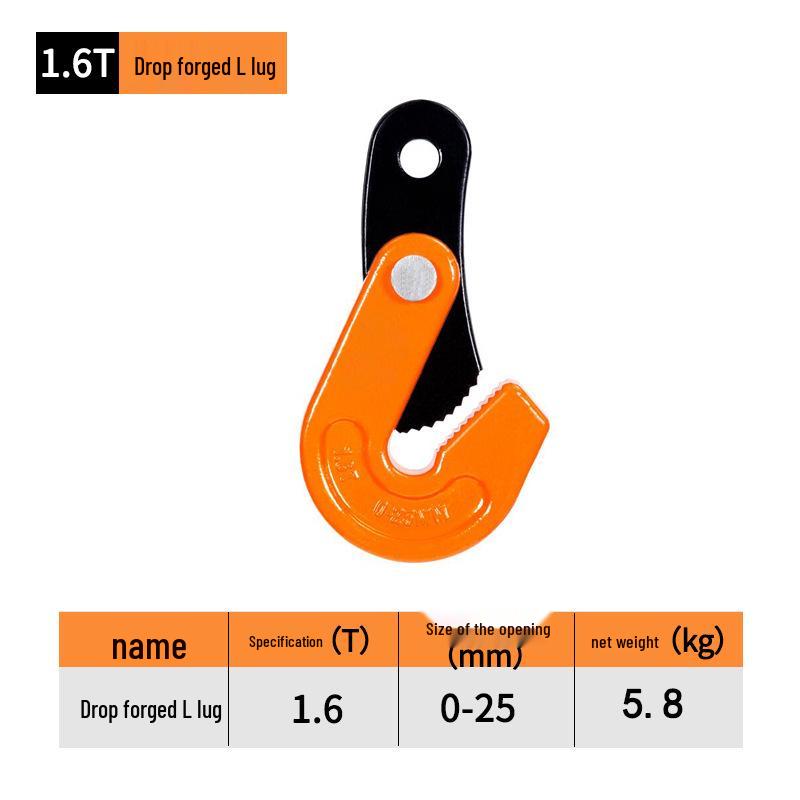 Chenghua Juli Multi-Purpose Lifting Clamp: 1T-5T Capacity for Horizontal, Vertical & Flat Steel Plates