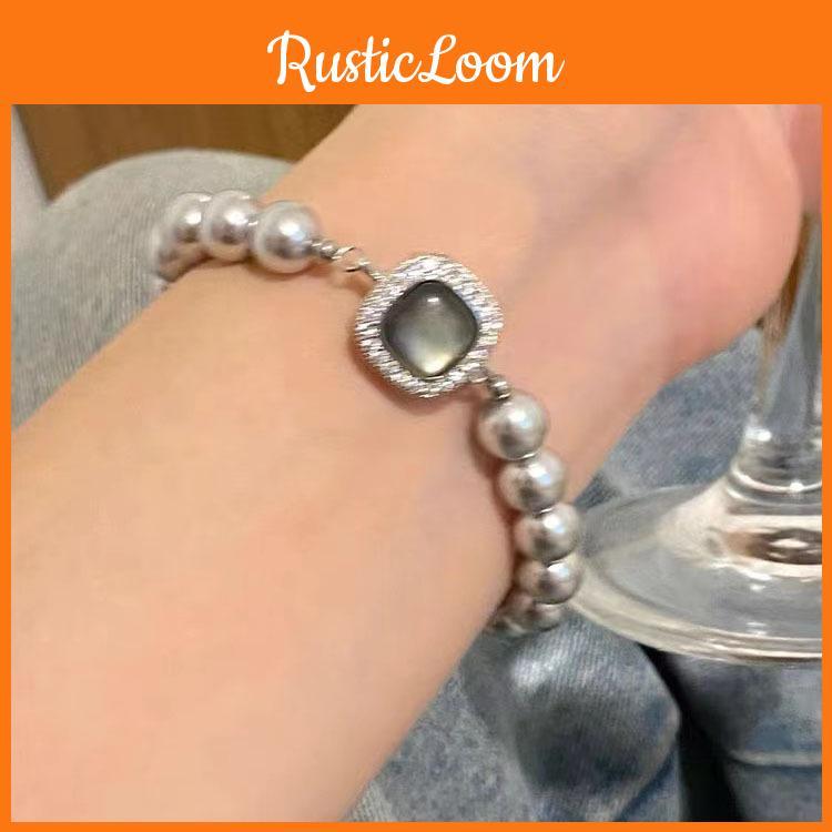 Highend Style French Geometric Pearl Bracelet For Women Chic And Sophisticated