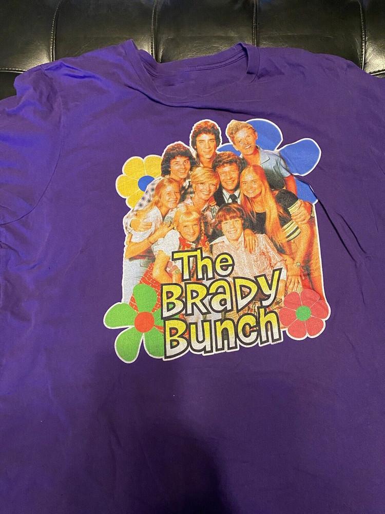 The Brady Bunch Members Purple Short Sleeve Unisex Tee Shirt Cotton UU665 Unisex T-Shirt M