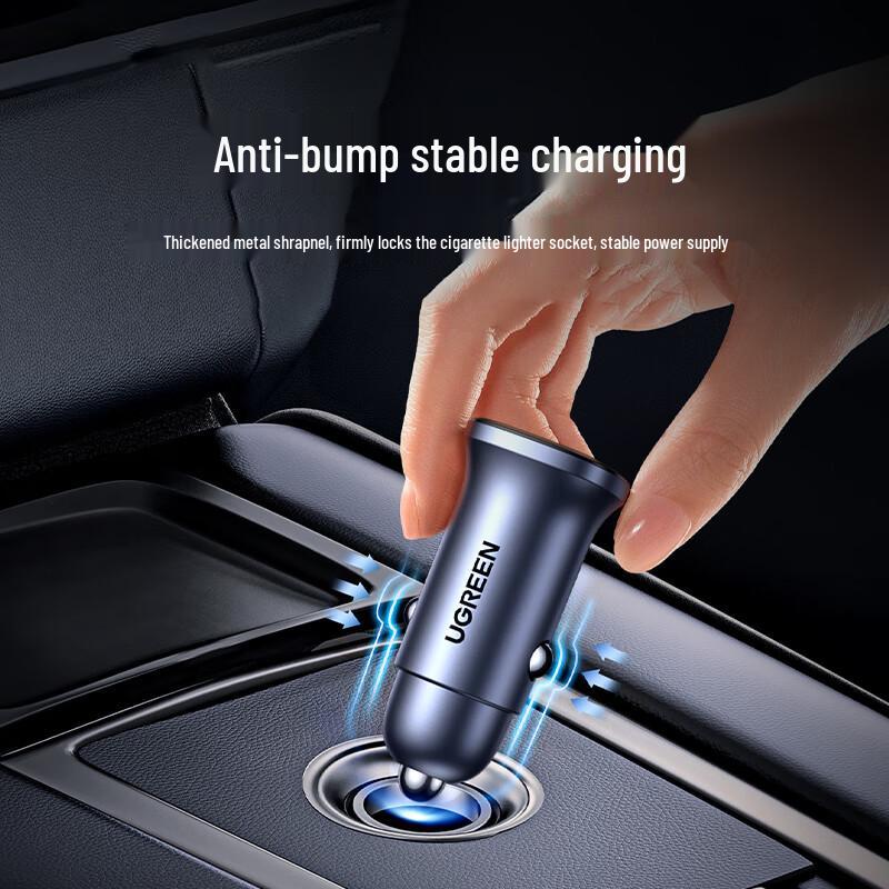 UGREEN Dual-Port PD30W Car Charger