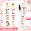100-500pcs Cartoon Animals Stickers Thank You Birthday Wedding Party Gift Wrapping Label Scrapbook Stationery Stickers