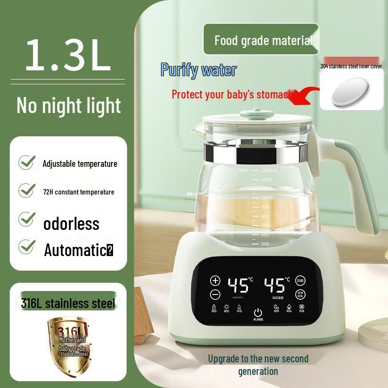 

Multi-Functional Electric Kettle & Baby Formula Maker - Constant Temperature Tea Brewer & Health Pot.