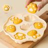 Cartoon-Tier-Silikonform 6-fach Kawaii 3D-Kaninchen-Katzenpfotenform Kuchenbackformen DIY Seife Handgemachte Muffinformen Kekse