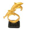 Resin Dolphin Home Decoration Elegant Photography Prop Ornament for Living Room Office