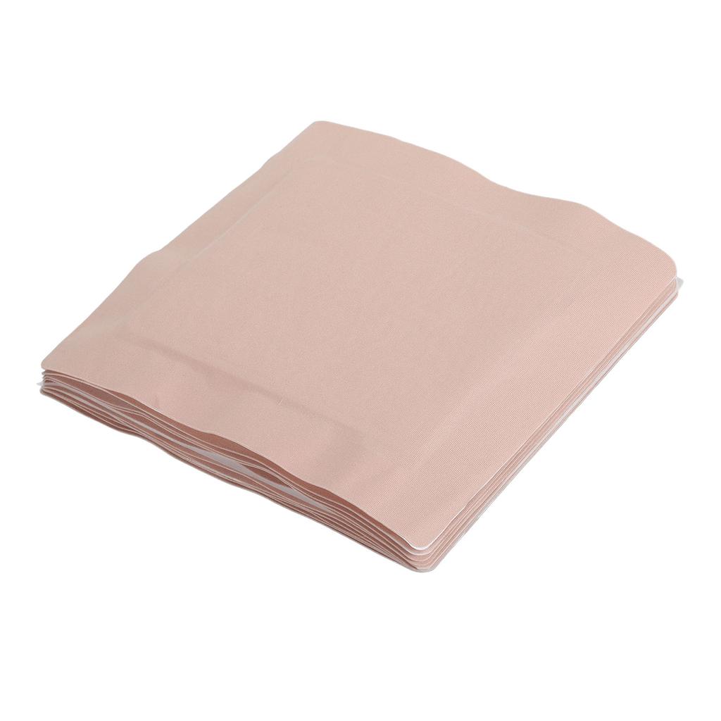 10Pcs Castor Oil Pack Wrap Comfortable Self Adhesive Cotton Waist Castor Oil Pack Wrap Set for Home