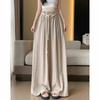 Large Size Wide-leg Pants Versatile Women's 2026 Spring and Summer Thin High Waist Drape Loose and Thin Lazy Style Casual.