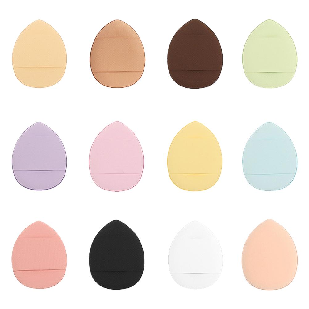 5 Stück/Box Mini Finger Puffs Foundation Kleine Luftkissen Puder Schwamm Gesicht Concealer BB Cream Kosmetikapplikator Make-up Werkzeuge