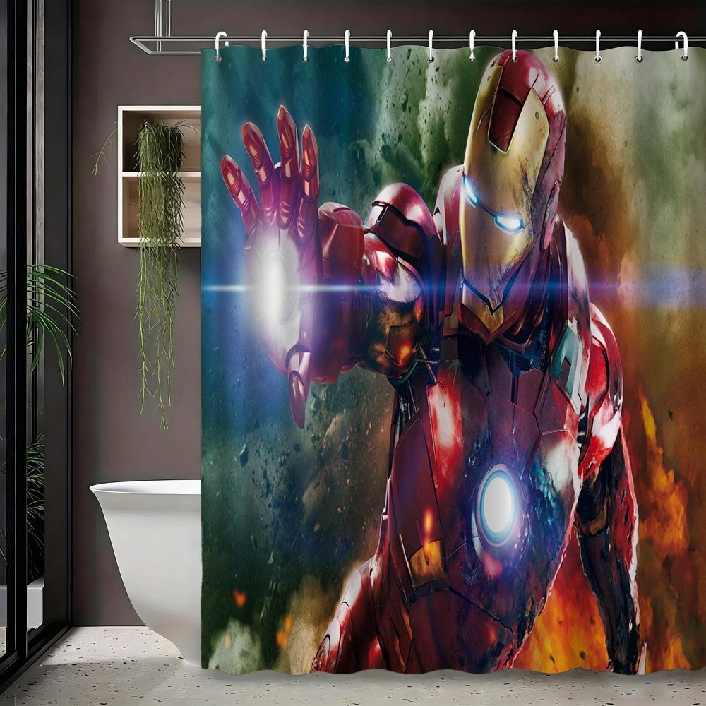 X-Men Xavier'S School Logo Waterproof Shower Curtain For Superhero Decor