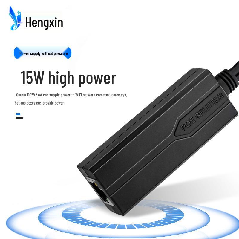 MicroUSB PoE Splitter 48V to 5V Power Supply Module for Android Devices