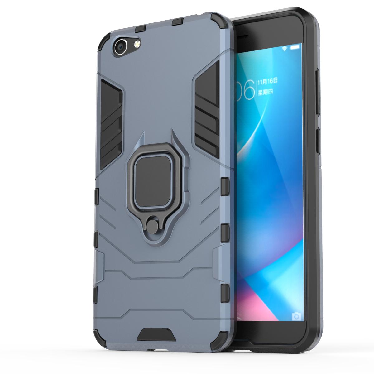 

Ударопрочный чехол для VIVO Y32 Y33S Y35 5g Y36 5g Y50 Y51A Y52S 5г Y53T Y54 5g Ring Stand Phone Case Back для VIVO Y55S Y67 Y70 VIVO Y50 синий