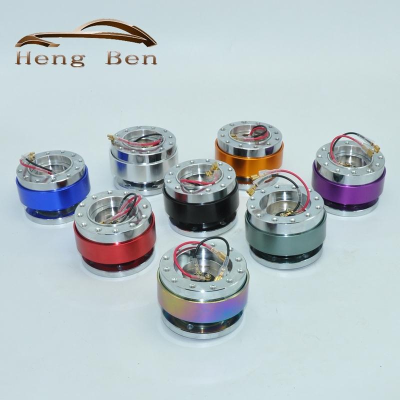 Universal Steering Wheel Snap Off Quick Release Hub Adapter Boss kit 8 colors available