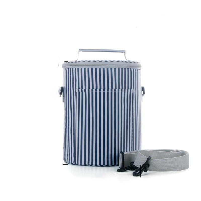 Thickened Insulated Bento Bag With Polyester Cotton Material Modern Simple Style