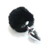 Hairy Ball Rabbit Tail Butt Plug G-Spot Anus Masturbation Sex Tool Chrysanthemum Stimulation Flirting Adult Sex Toy Medium Size