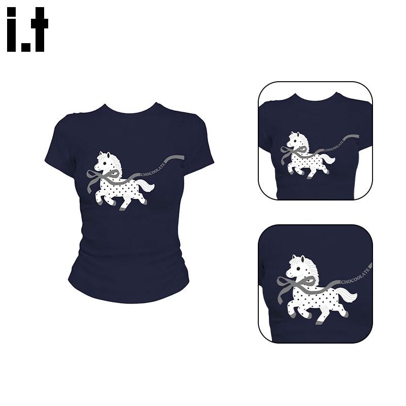 :CHOCOOLATEit Women s Graphic Slim Fit Tee M