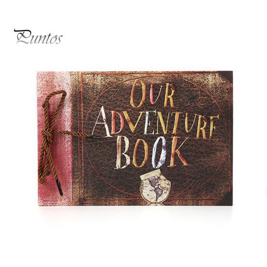 

DIY альбом для скрапбукинга, фотоальбом, книга приключений с коробкой, гуманизированный дизайн, бумажная книга приключений в стиле ретро, ​​принадлежности для скрапбукинга коричневый