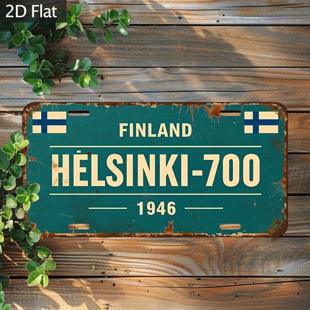 Custom Vintage Aluminum Sign 12x6 Inch Rustic Wall Decor For Home Bar Cafe Garden Indoor Outdoor
