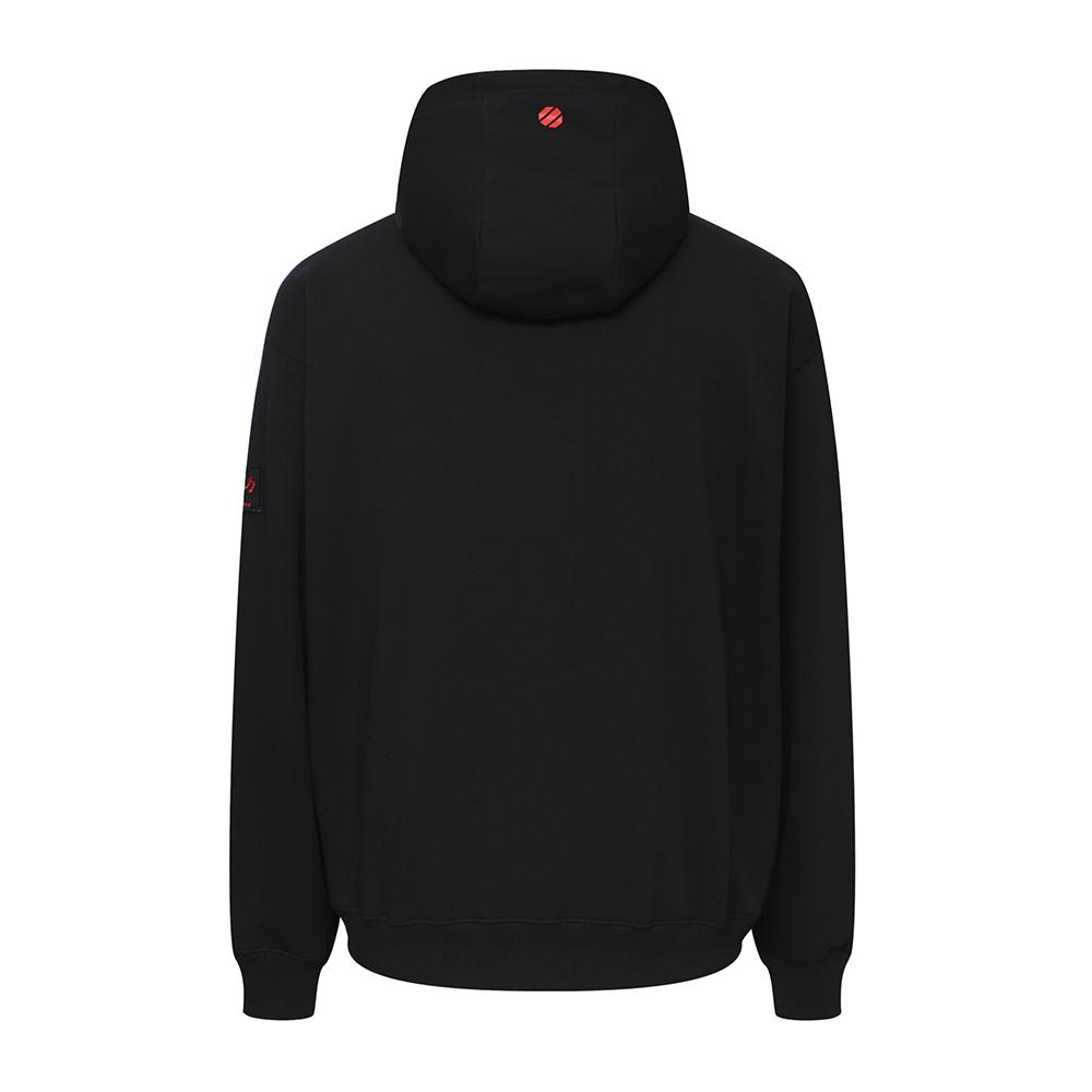 Ufc Sport Ufc Force Majesty Oversized Zip-Up Hoodie Black U2Hdx1305Bk