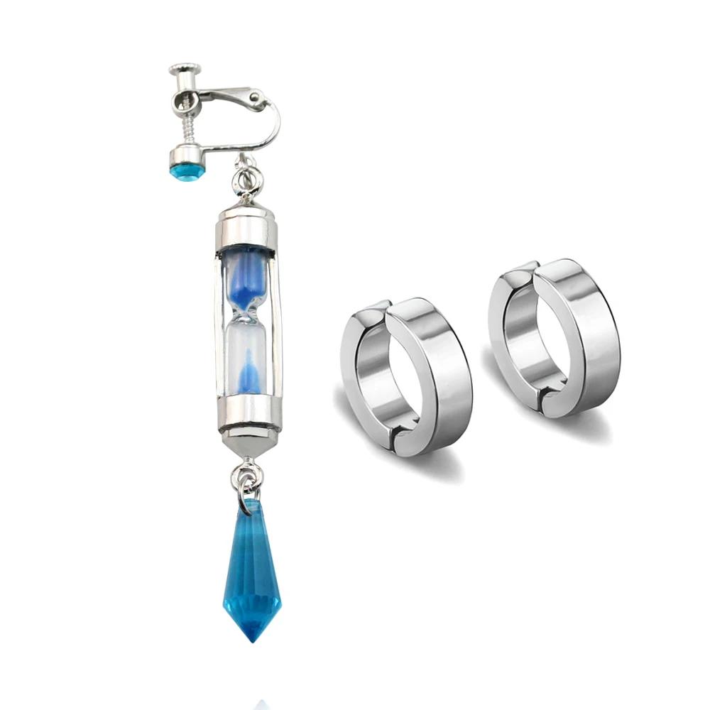 

Аніме Випадок Ванітас Ванітас Сережки No Karte Реквізит Пісочний Годинник Сережки Кліпси для Вух Шпильки Затискачі Косплей Прикраси Подарунки