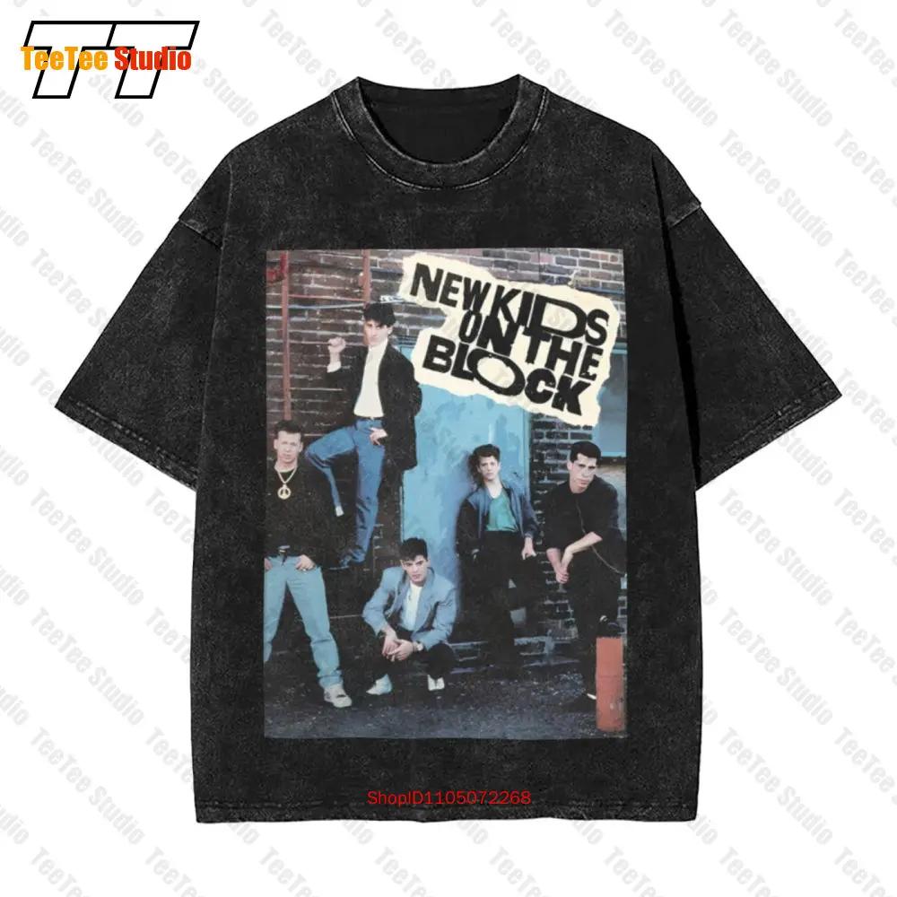 Nkotb Mixtape Tour 2022 Vintage Oversized T-Shirt Round Neck Cotton EUDQ
