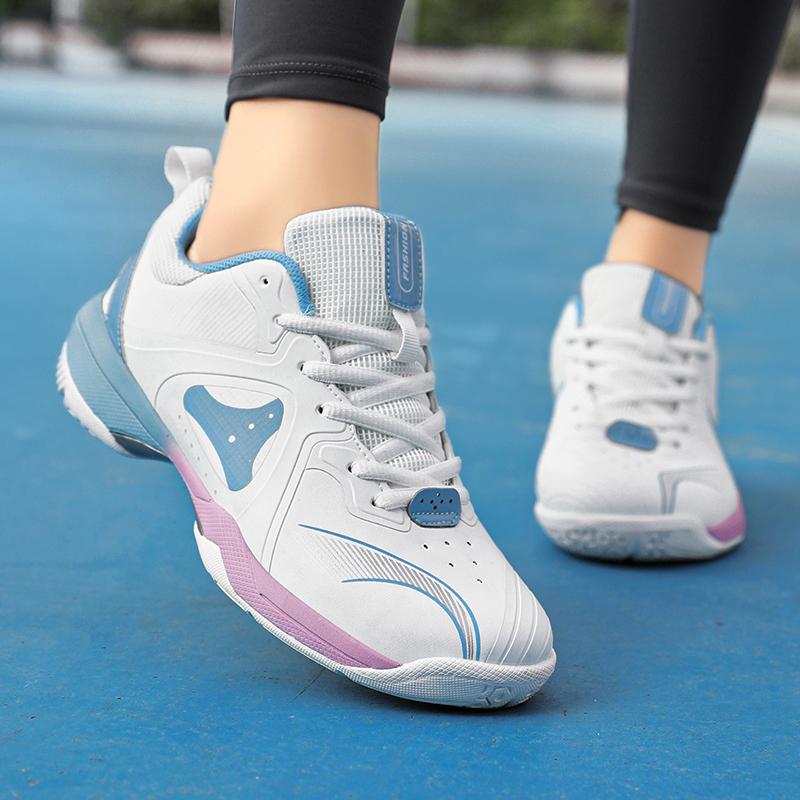 36-45 Couple Plus Size Shock-absorbing Anti Slip Breathable Fashionable Sports Tennis Shoes Badminton Shoes Table Tennis Shoes