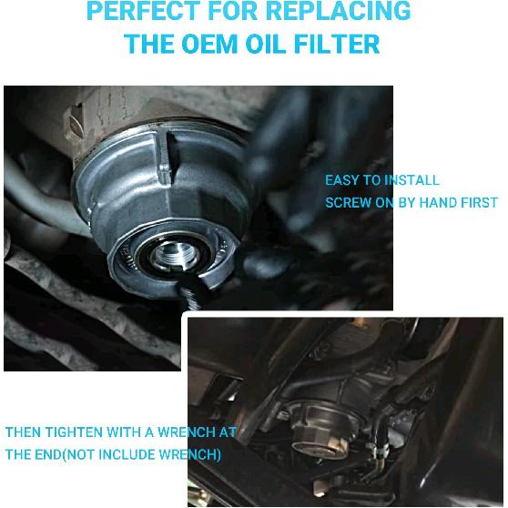 Oil Filter Housing Cap Assembly 15620-31060 With Oil Plug Fit For Toyota 2005- Tundra RAV4 4Runner Camry Highlander Tacoma Avalon Sienna Venza Lexus