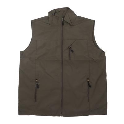 Stand Collar Vest Multi Pockets Outdoor Casual Quick Dry Sleeveless Jacket for Travel Fishing OD