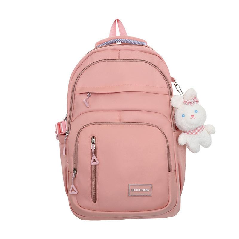 Large Capacity Lightweight Nylon Backpack For Girls High School College Students Ins School Bag