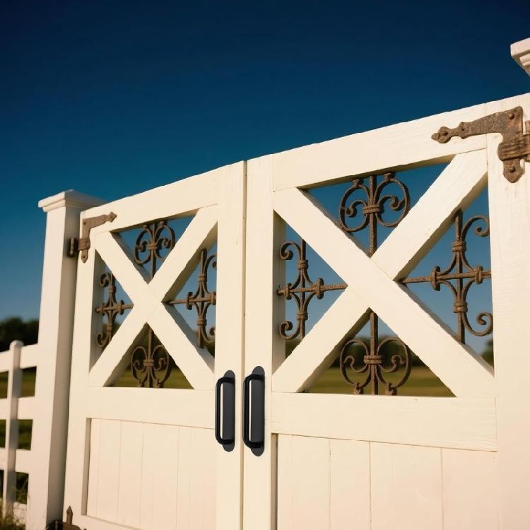 Barn Style Door Handle Steel Material Rusts Resistant with Wide Base Four Screws Mount Comfortable Use for Home