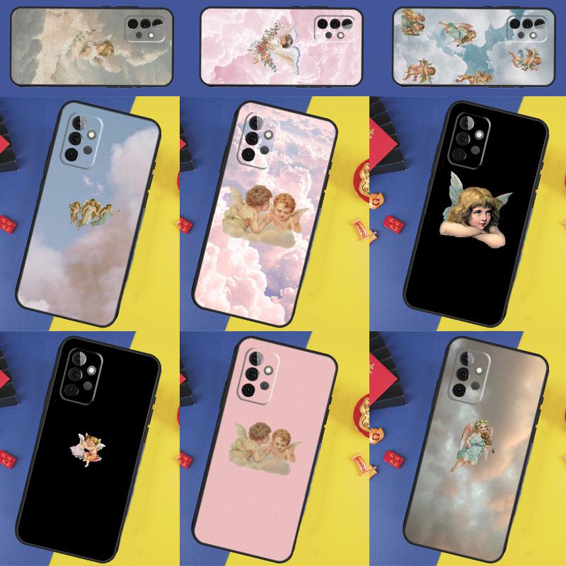 Renaissance Angel Aesthetic For Samsung Galaxy A05 A06 A13 A33 A53 A36 A26 A16 A54 A34 A14 A32 A52 A55 A35 A15 A56 Case
