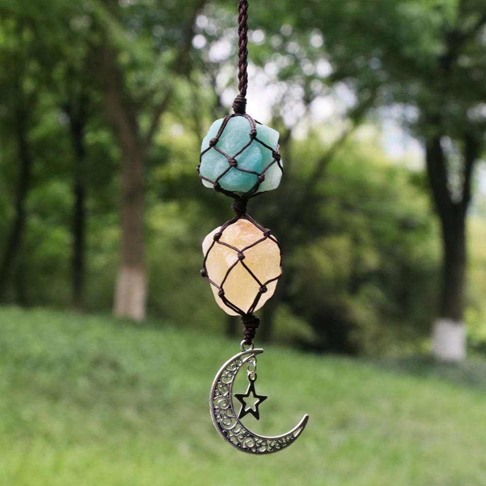 

Handicraft Car Hanging Natural Car Crystal Pendant Interior Accessories Style 11