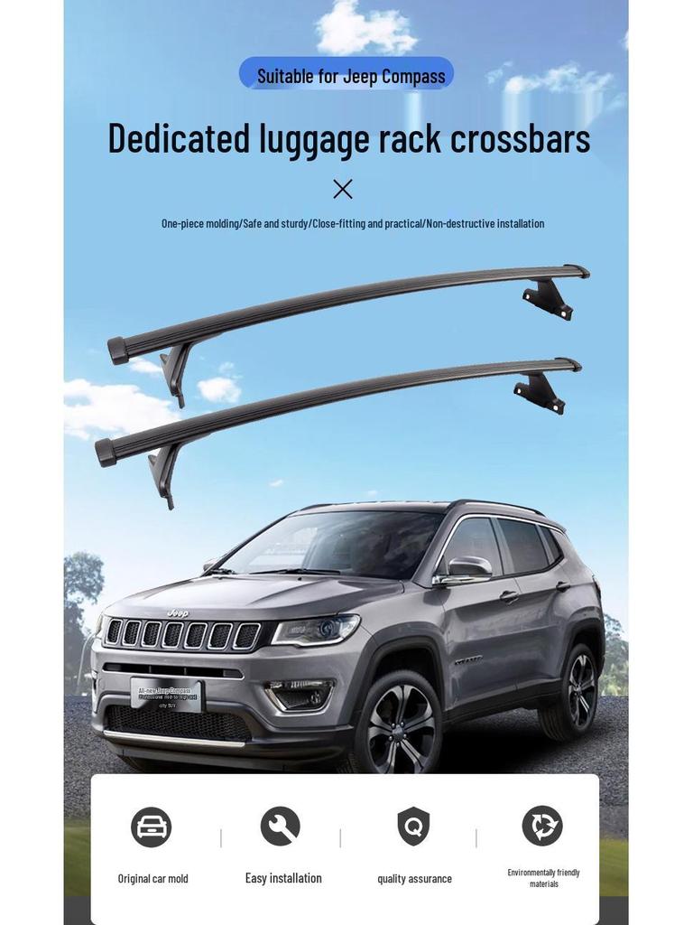 Aluminum Alloy Roof Rack Cross Bar for 2018-2021 Compass