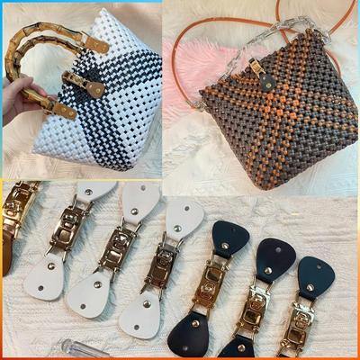 Fibbia Borsa Fai da Te Chiusura Borsa Fatta a Mano Materiale per Tessitura Borsa a Scatola Hardware di Alta Qualità Stile Versatile