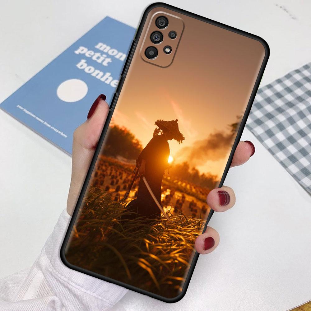 

Чехол для Samsung Galaxy A52 A12 A51 A32 A21s A71 A53 A13 A32 A72 A31 A33 A22 A03 A41 Чехол для телефона Landscape Ink Japan Samurai Art Samsung A02s