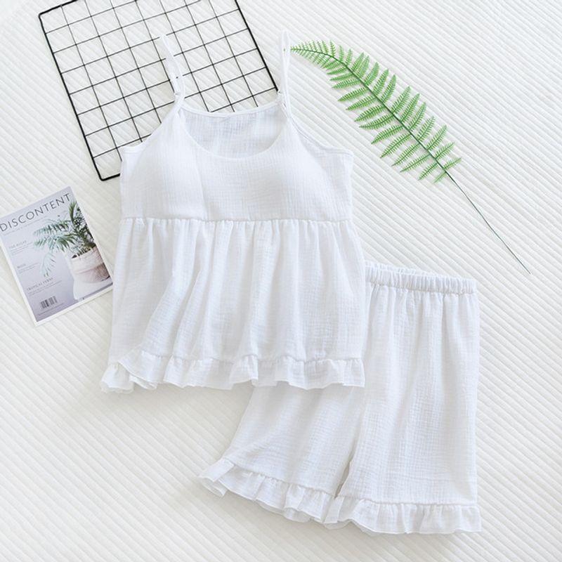 

Пижама с подкладными подтяжками, комплект шорт, пижама, подтяжки, шорты, костюм White L