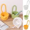 Openable Bottom Cover Sink Hanging Strainer Basket Fruit Clean Filter Rack  Kitchen Accessories