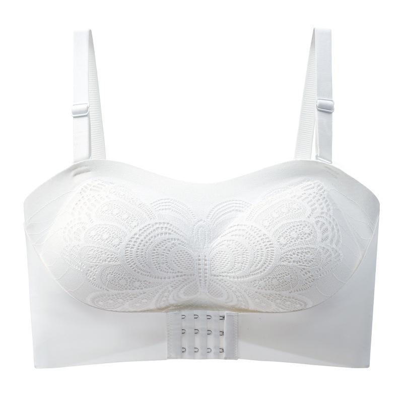 Size Strapless For Bra Large Women Anti Slip Gathering Bra Strapless Bra Anti Sagging Bra Summer Thin Bra