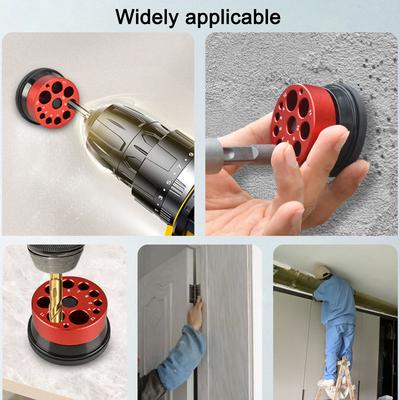 Aluminum Alloy Multi-aperture Dust Collection Box Household Drilling Dust Catcher Hand Drill